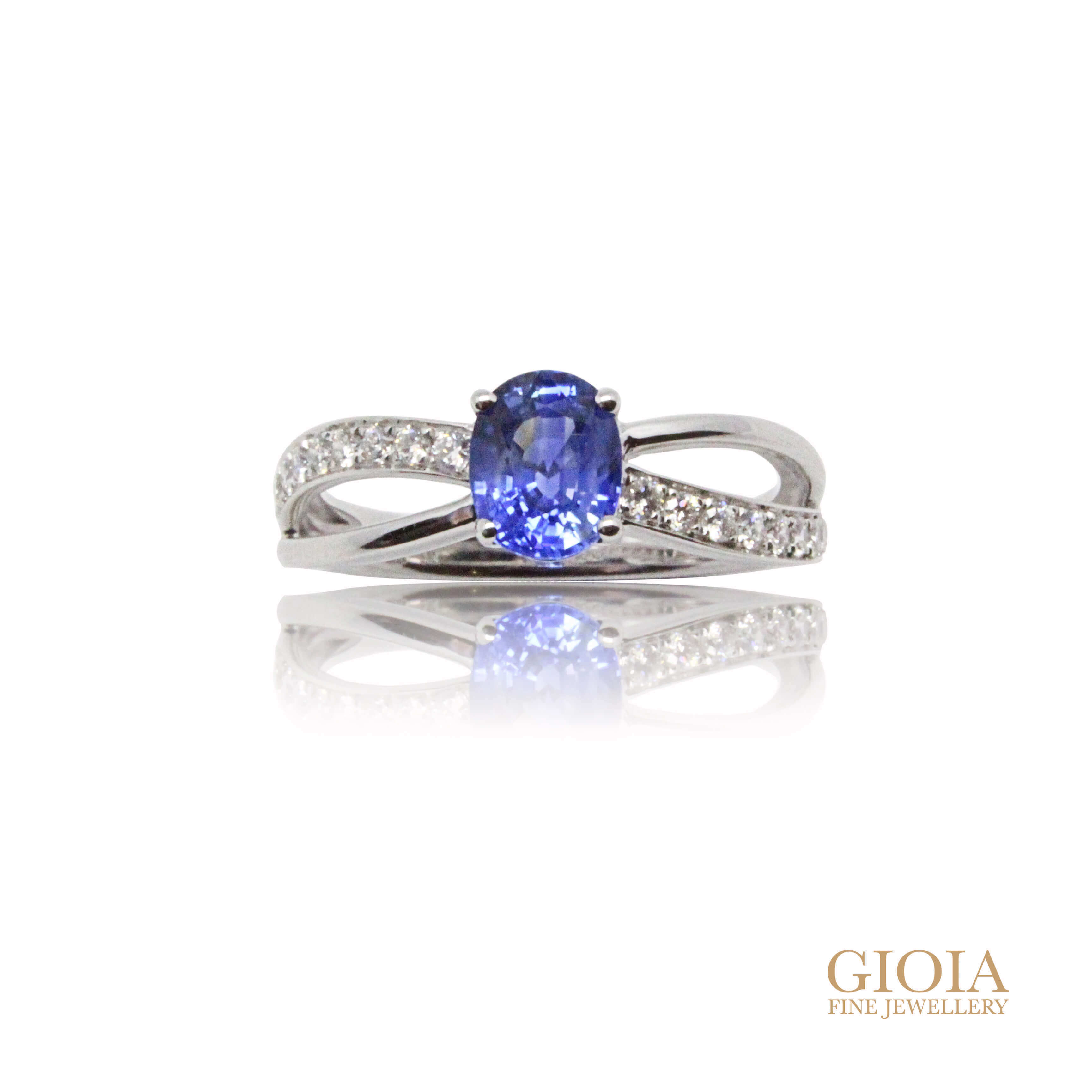 Bespoke customised Blue sapphire Ring