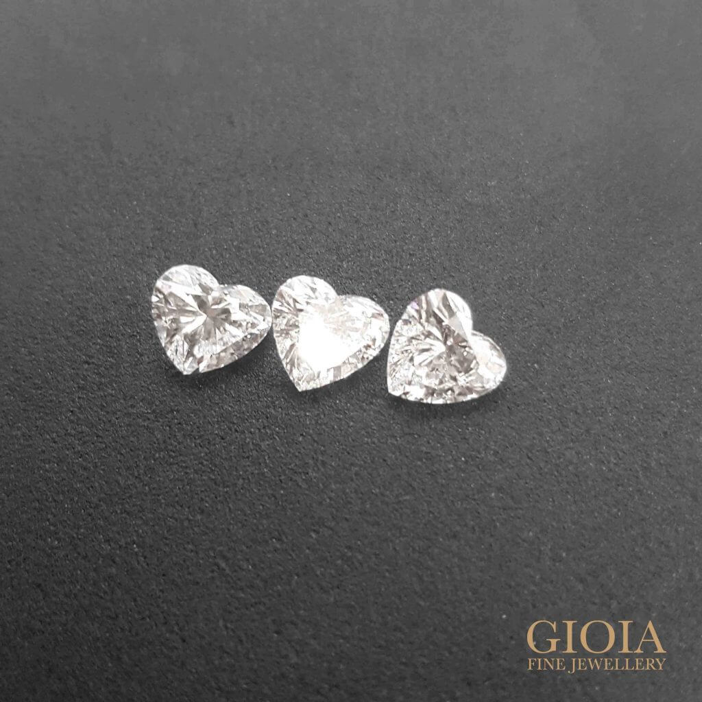 Heart-shape diamond - brilliant diamond | Custom made jewellery