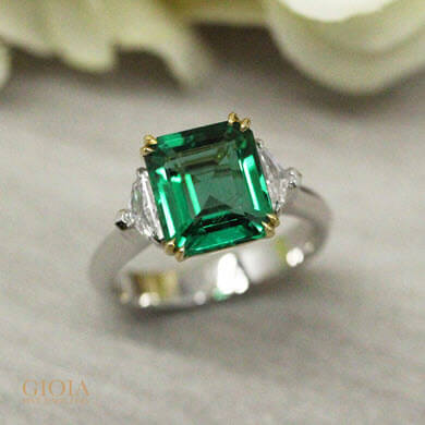 Genuine hot sale emerald rings