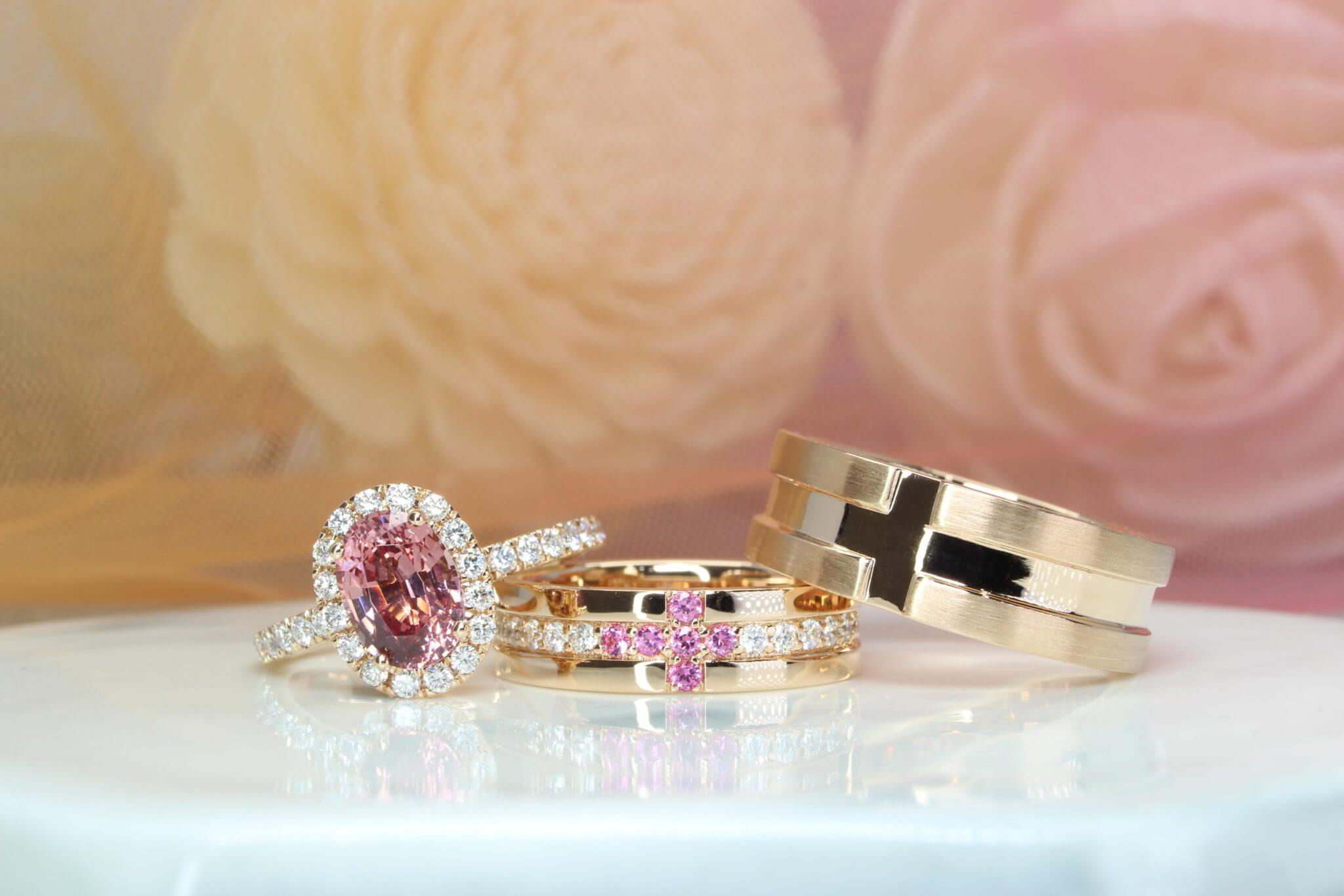 Gemstone Wedding Rings