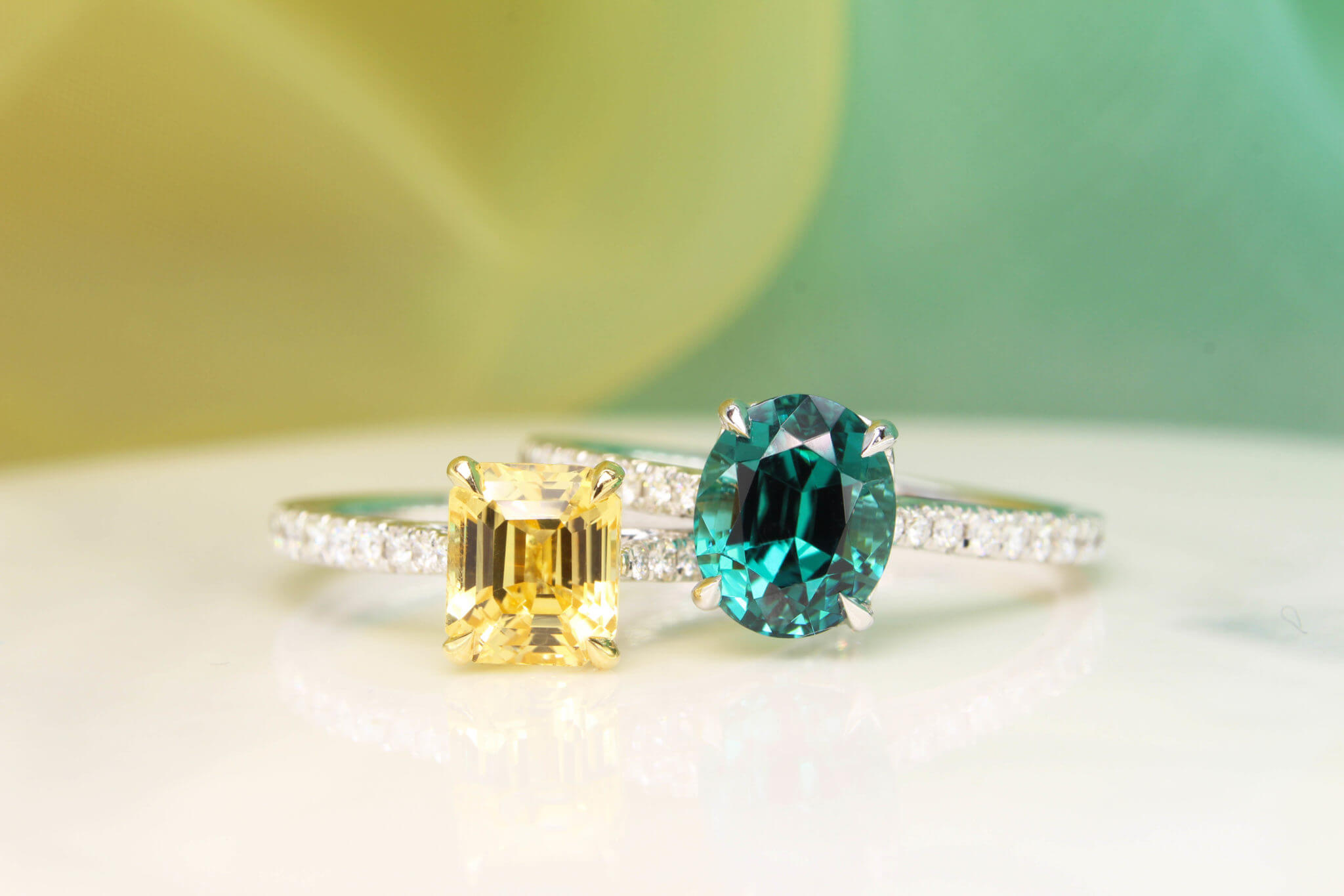 Yellow Sapphire Engagement Rings | The Natural Sapphire Company